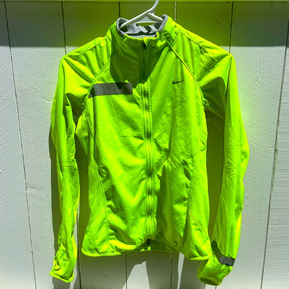 Nike fluorescent running jacket